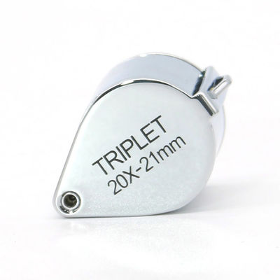 21мм объектив 20X Gem Identifying Jewelry Loupe Триплетный тип